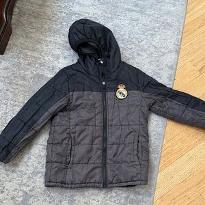 Kids Hooded Jacket with Emblem